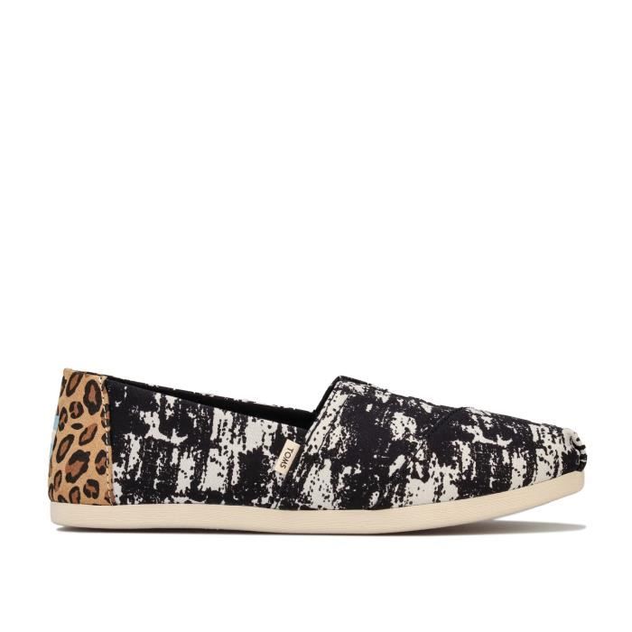 Espadrilles Toms Classics Canvas Pour Femme En Noir
