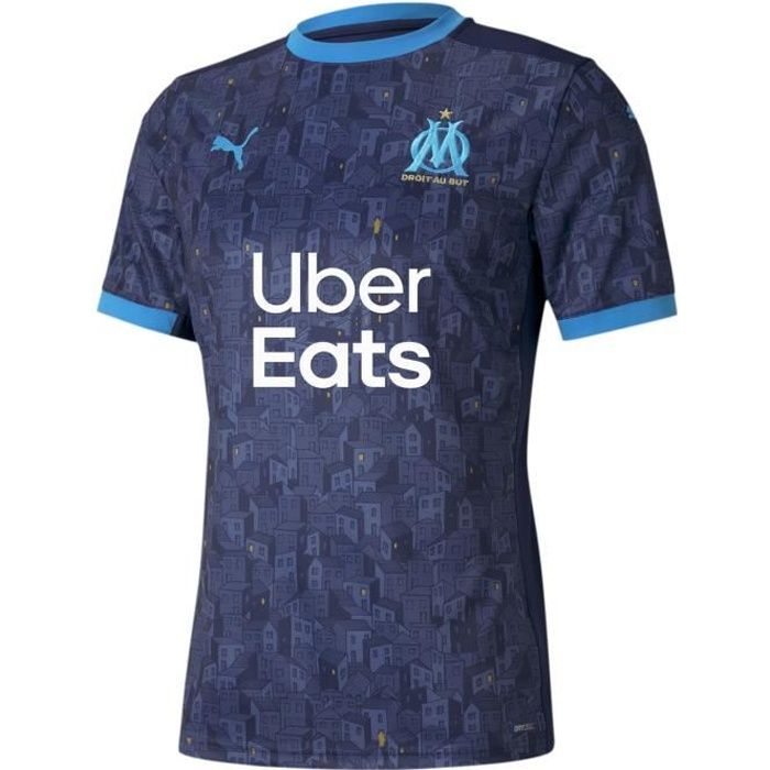 Maillot Puma Om Exterieur 2020/21 bleu homme