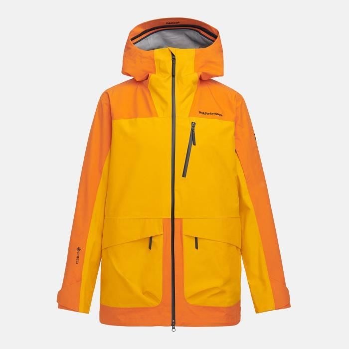 Veste De Ski/snow Peak Performance M Vertical 3l Jacket Orange Altitude Homme