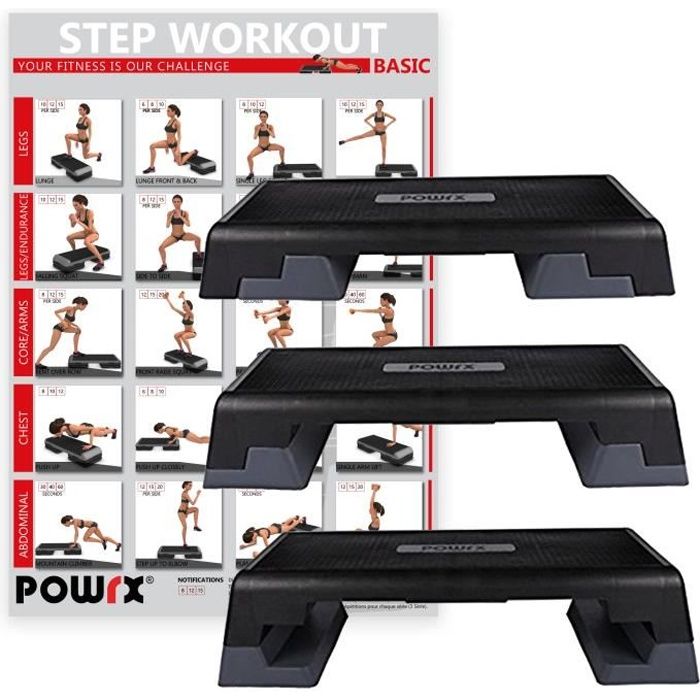 POWRX Step professionel (101 x 36 cm)
