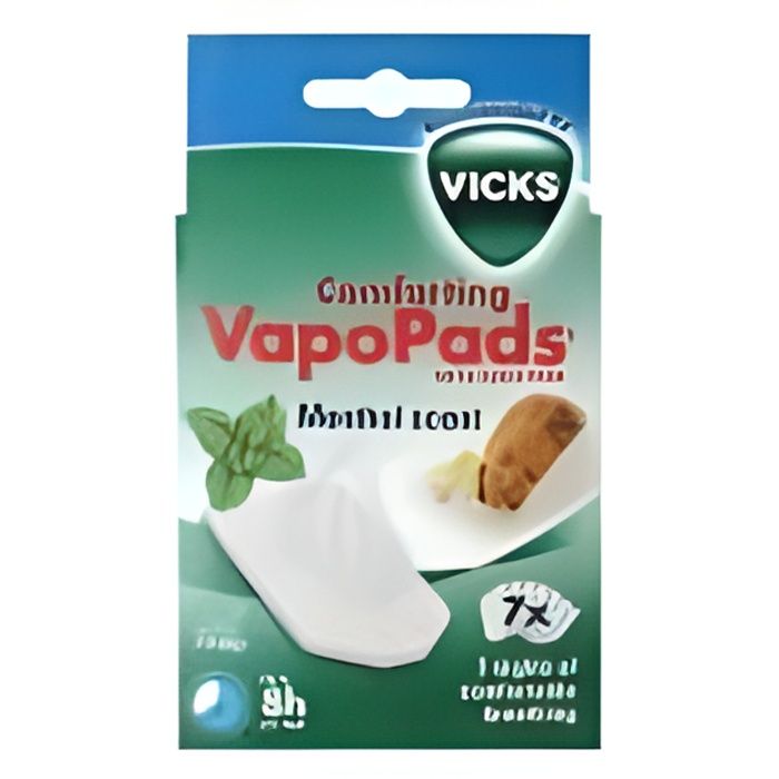 Vicks VapoPads 7 Recharges Parfumées au Menthol