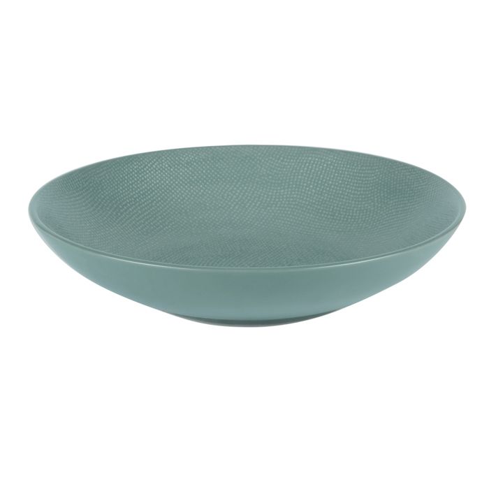 Grande assiette creuse Vesuvio bleu 25 cm (lot de 6) - Table Passion Bleu