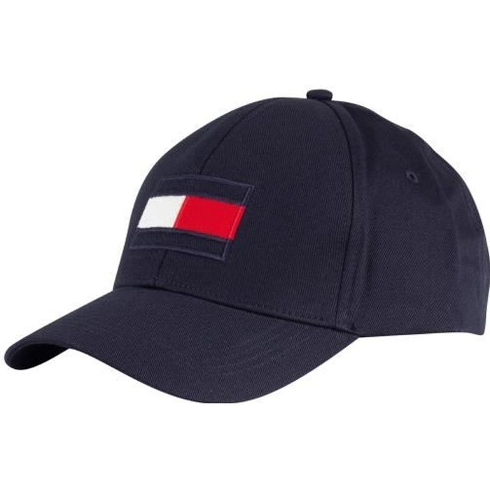 Tommy Hilfiger Homme Casquette Big Flag, Bleu taille One Size 32463-1