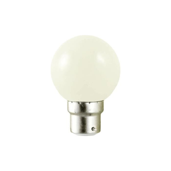 LED B22 DECO - Couleur - Blanc froid
