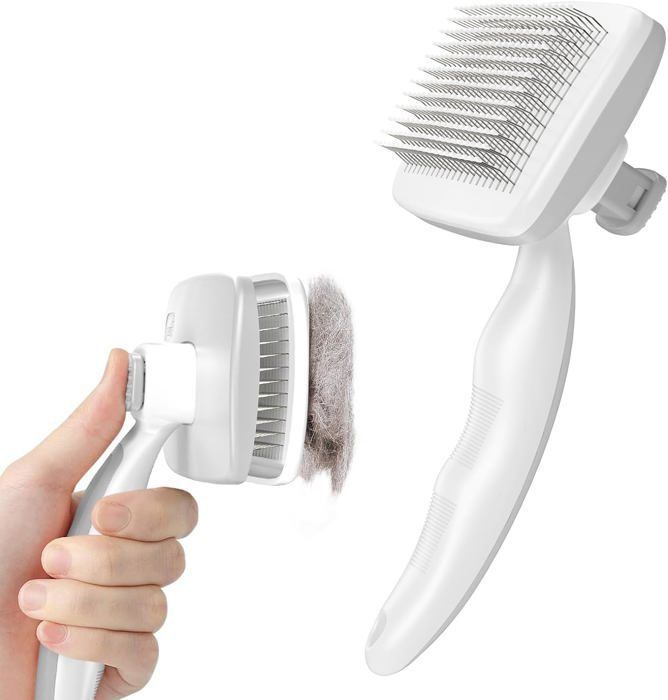Meilleurs prix pour Brosse Chien Chat, Autonettoyante pour Poils Longs et Courts, jusqu'à 95% des Poils Morts et Tomentose
