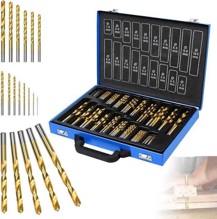 Lot De 40 Mini Forets HSS 0,5 à 2,0 Mm - Pour Perçage Précis Sur PCB, Métal Fin, Plastique - 7