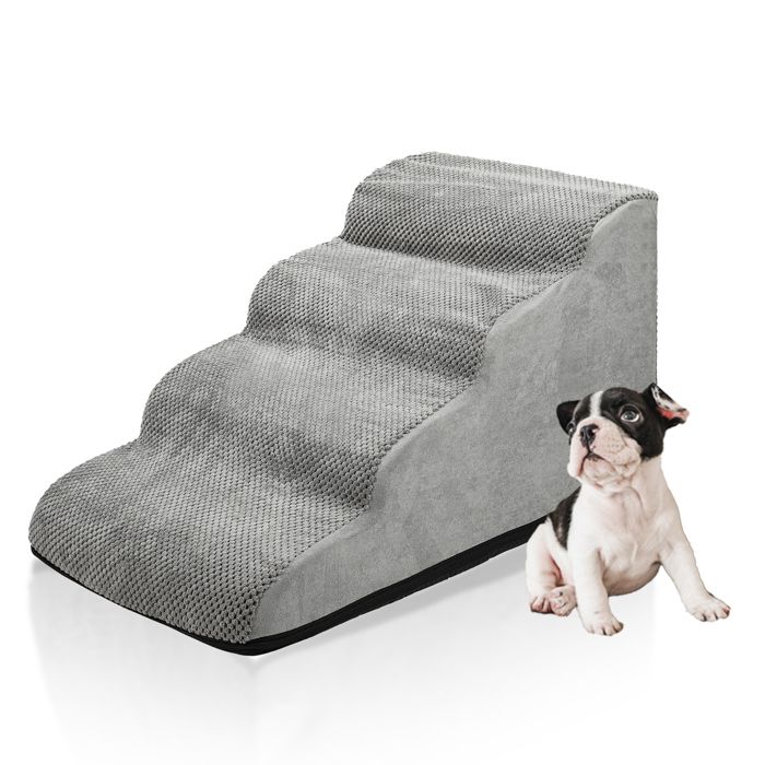 Comparer les prix de Ikodm Marchepied pour chien 4 marches Rampe antidérapante pour animaux de compagnie Marchepied pour animaux PONT - ESCALIER