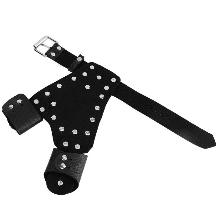 Protège-mains de pêche droitier gant de protection pour poisson gants de tir accessoire Fisher noir