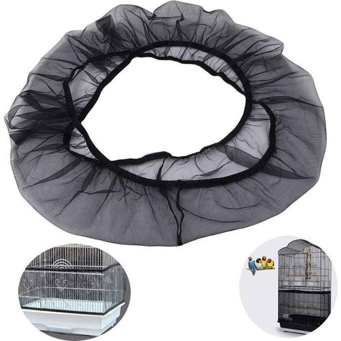 Oiseau Ventilées cage de protection en filet Élastique Réglable filet de Nylon résistant à la Poussière cage à oiseaux de couver