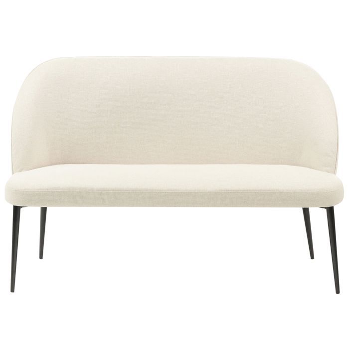 Banc rembourré OSBY Tissu Beige clair 2 places Banc rembourré OSBY Tissu Beige clair 2 places