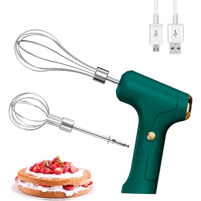 Mélangeur à main portatif sans fil, 3 vitesses, rechargeable par USB, fouets doubles, électrique Rose | Best Buy Canada Mélangeur à main portatif sans fil, 3 vitesses, rechargeable par USB, fouets doubles, électrique Rose | Best Buy Canada