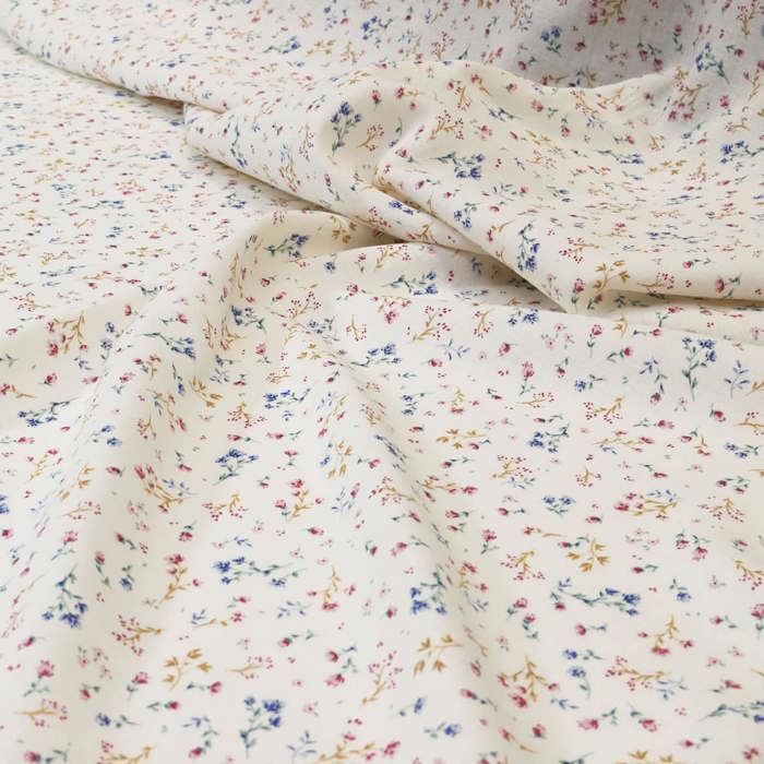 Coupon De Tissu Jersey Multicolore Motif Constantinople - Pour Vêtements - Neuf