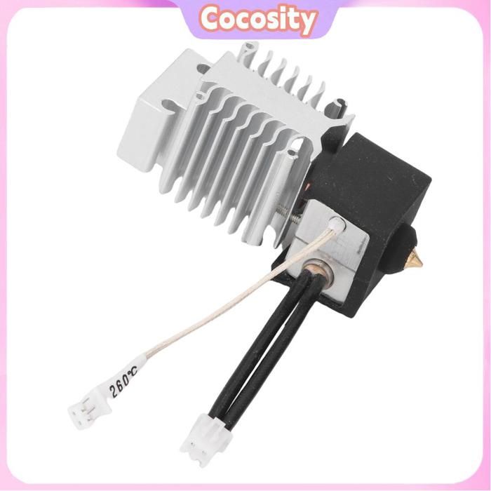 Kit Hotend Complet Pour Anycubic Kobra 3 – Extrudeur Avec Dissipateur + 2 Buses Laiton 0.4 Mm