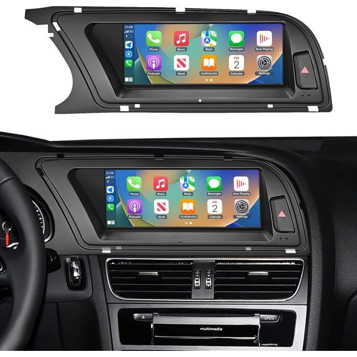 Autoradio Road Top 8.9 Pouces Carplay Touchscreen pour Audi A4 2009-2015