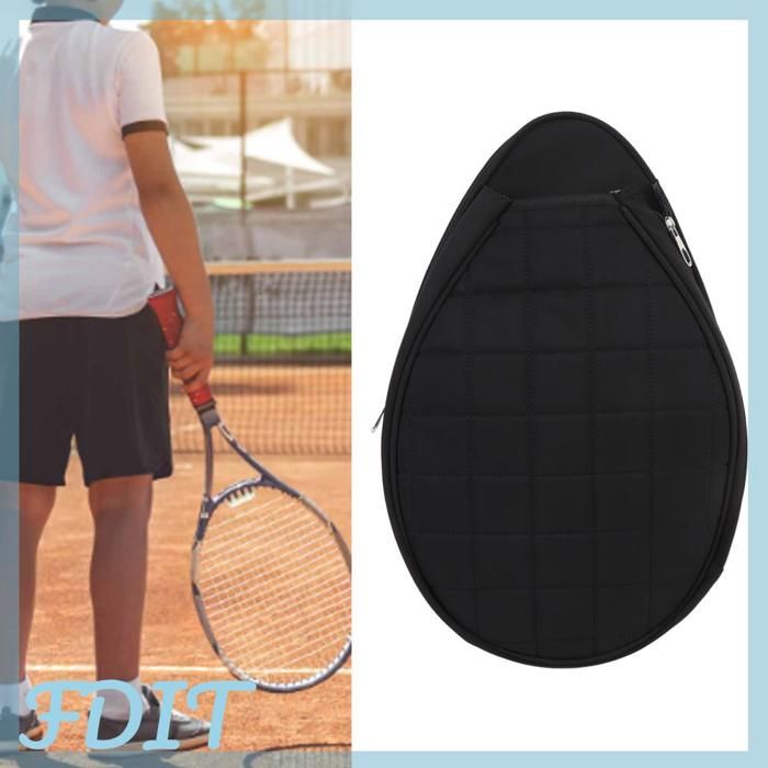 GOTOTOP sac à dos de tennis Sac de Tennis avec bandoulière réglable sac à dos de Badminton résistant à leau sport pack Blanc Noir