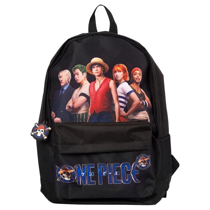 One Piece Sac à Dos officiel double compartiment poche avant - Luffy Zoro