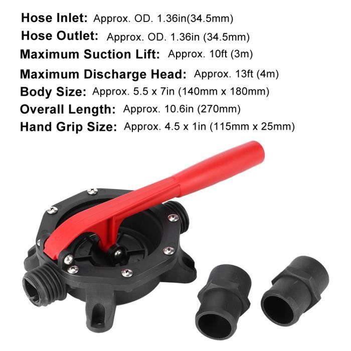 Pompe à Eau Manuelle, Pompe à Eau En Acier Inoxydable, Domestique Eau De Puits Pompe Pompage Manuel Dispositif Daspiration De Leau Pompe A Main Pour Maison Jardin 90049925