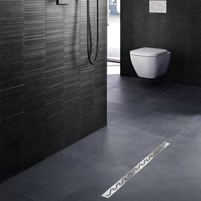 60cm drain douche carrelage au sol cuisine salle de bains en acier inoxydable drainage lateral yin cdiscount puericulture eveil bebe