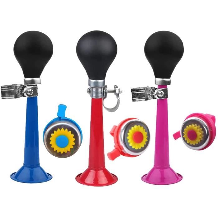 Klaxon Vélo Panda Ou Grenouille – Sonnette Drôle Et Mignonne Pour Enfants, Silicone + ABS, Fixation Guidon 22 Mm, Noir