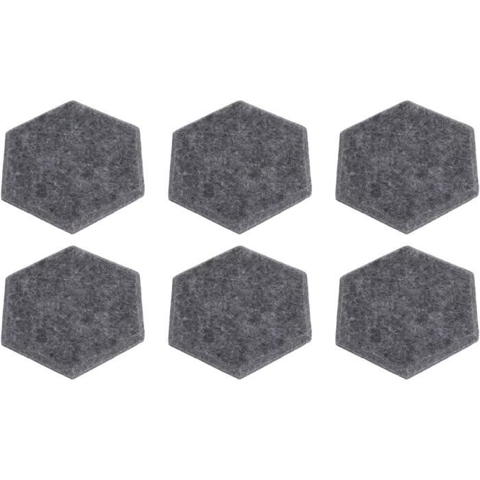 Lot De 12 Panneaux Acoustiques Vicco - Dimensions : 120 X 40 X 1.8 Cm Chacun - Matériau : MDF - Couleur Marron/grège - Pour Améliorer L'isolation Sonore D'une Pièce - 6