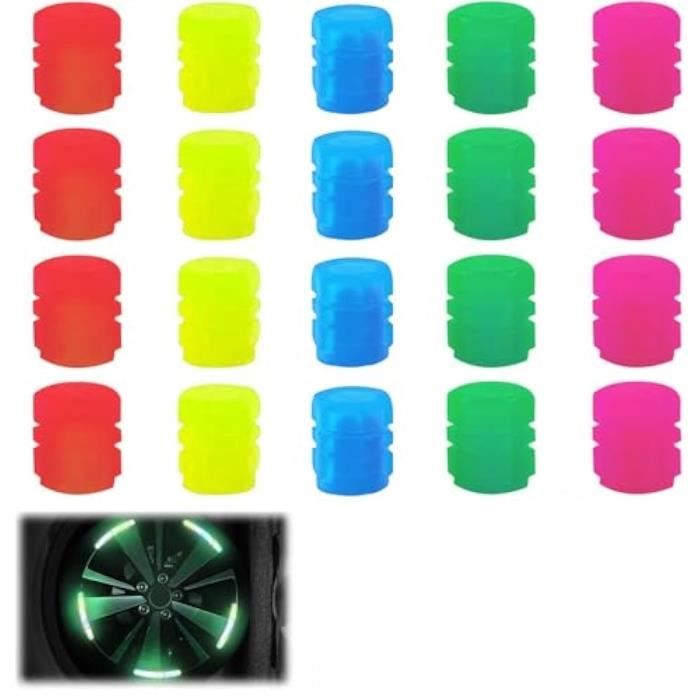 Bouchons Valve Voiture 4 Bouchons De Valve Aluminium - Pour Pneus Voiture, Camion, Vélo, Protection Et Décoration Couvercle Valve Jante