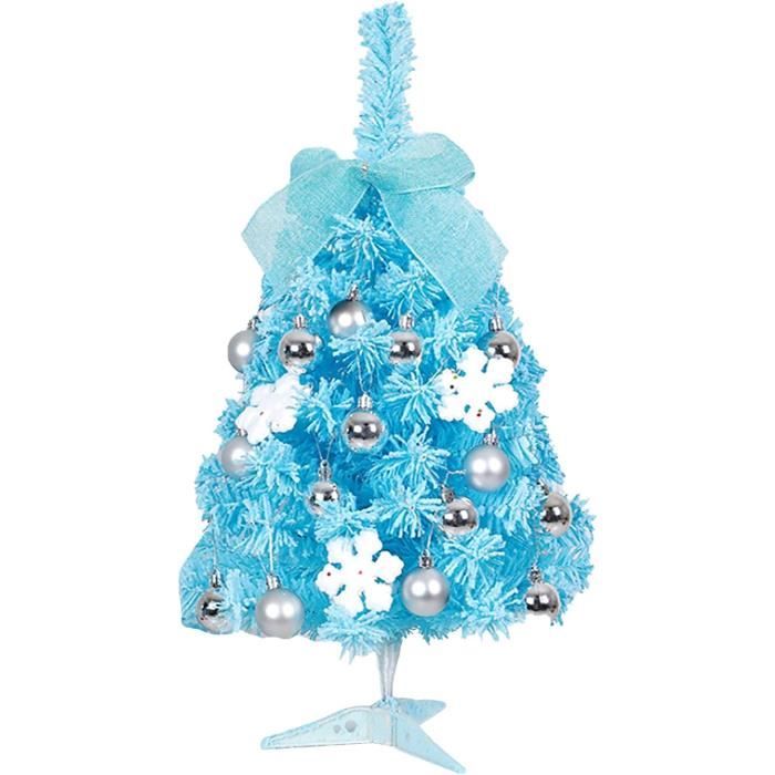 Sapin De Noël Artificiel Avec Lumières Petit Sapin De Noël Bleu