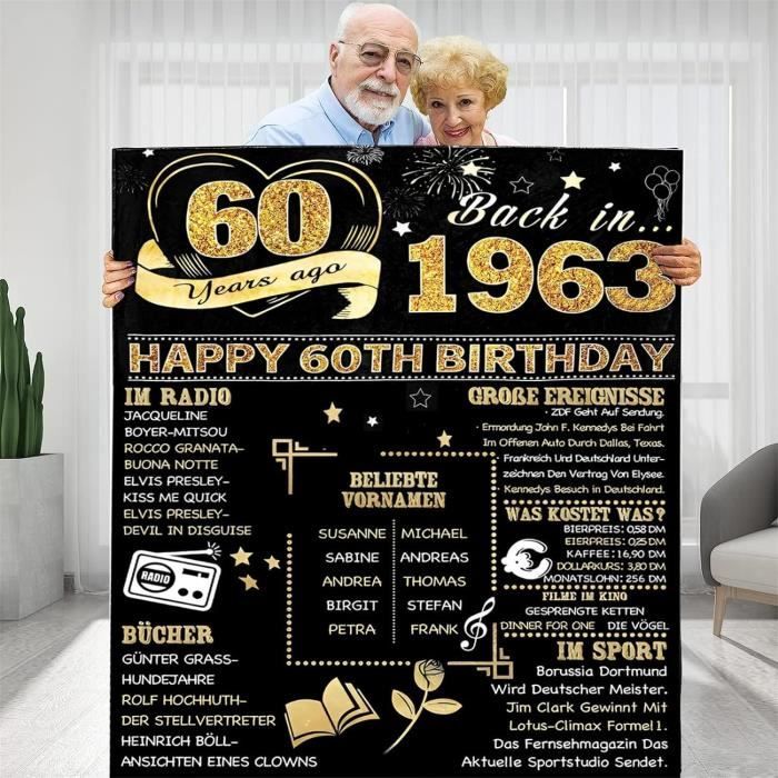 Fleurie – Carte D'anniversaire Pour Femme De 60 Ans, Tante