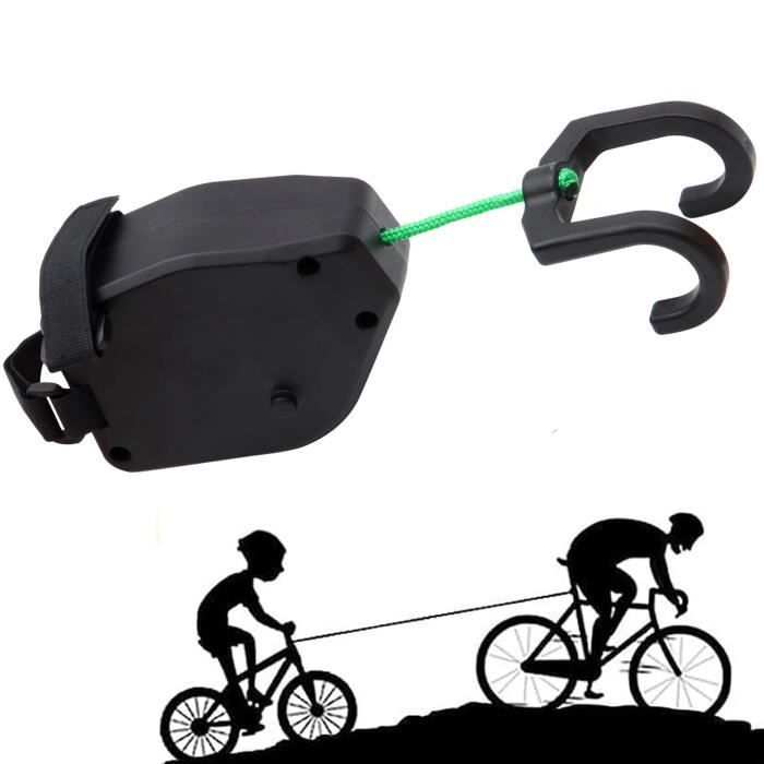 Barre Traction Velo Enfant, Système De Remorquage De Vélo Rétractable, Ceinture De Corde De Traction De Bicyclette