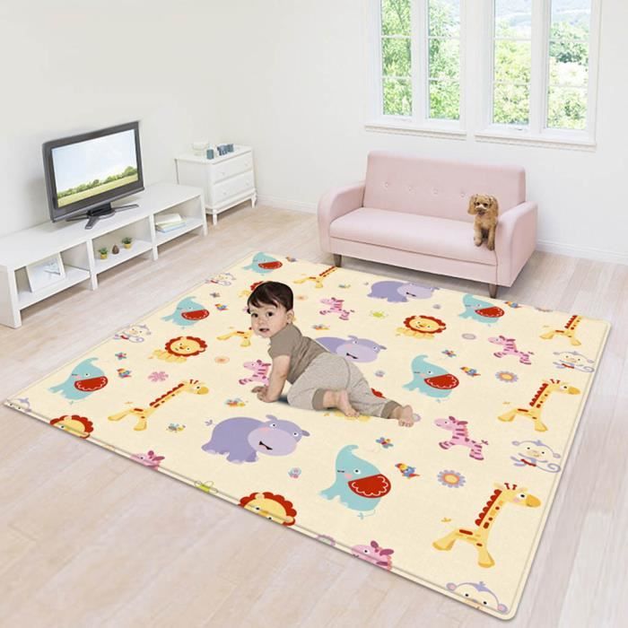Tapis De Jeu Pour Bebe Tapis De Bebe Pliable Pour Bebe Tapis De Gymnastique Pour Bebe Reversible Antiderapant Pg4043 Cdiscount Sport