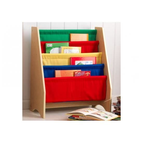 Bibliotheque Pour Chambre D Enfant Toile Rouge Achat Vente