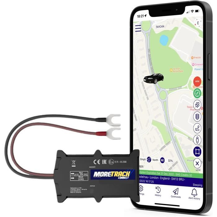 LIWITraceur de véhicule GPS filaire en temps réel Convient pour les voitures,