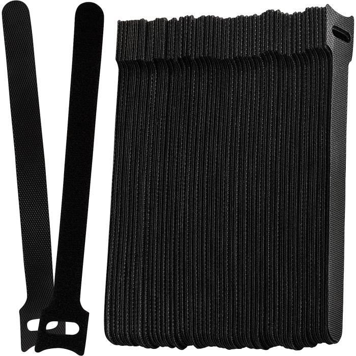 Lot De 100 Serre-câbles (cable Ties) - Longueurs Variées, Noir Ou Blanc - Marque MTP-Racing, Neuf Dans Son Emballage