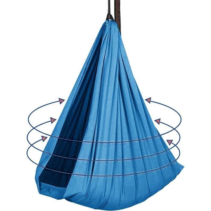 Hamac De Yoga Aérien – Tissu Stretch 5 Mètres, Capacité 350 Kg, Kit Complet Avec Matériel De Fixation