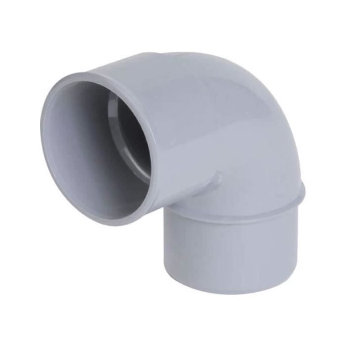 COUDE PVC 87°30 MALE/FEMELLE 40MM RACCORD JONCTION TUBE EAUX USEES  EVACUATION RACCORDEMENT GRIS TUYAU - Cdiscount Bricolage