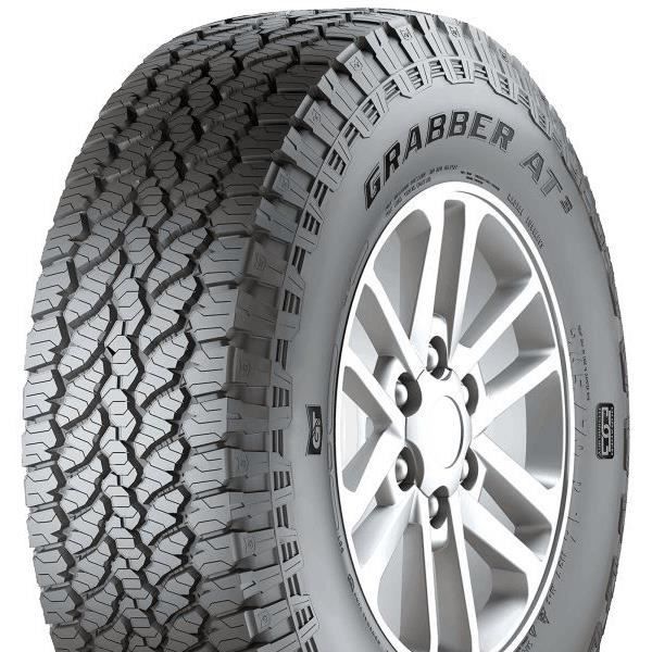 Pneu 4x4 - General - GRABBER AT3 - 255/65 R17 - 114-110S - 8PR - Rebord protecteur de jante