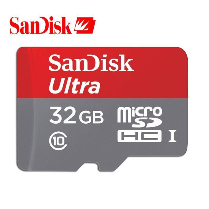 Micro SD SanDisk Ultra MicroSDXC Class 10 UHS I 80MB/ - vue 2
