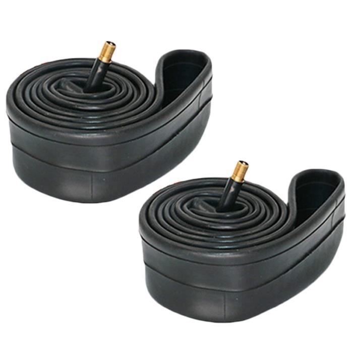 Pneu velo 2 pieces velo chambre a air 26 X 1.75 1.95 2.125 Schrader Valve BMX velo chambres a air velo Tubes Type Black Cdiscount Sport