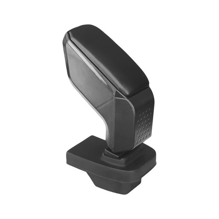 Accoudoir Universel Console Centrale Pour Voiture - Compatible Citroën C3 Picasso, XM, C4, Xsara, Neuf, Noir Simili Cuir