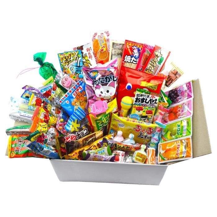 Lot de 10pcs x snacks bonbon japonais import japon box pas cher