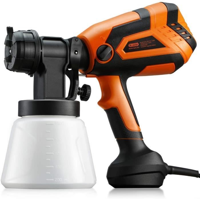 Mac Allister Pistolet à Peinture MPS400 400W – HVLP, 3 Modes De Pulvérisation, Léger 1,3 Kg, Garanti 2 Ans