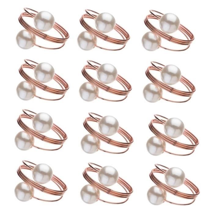 FOROREH 12 Pièces Anneaux de Serviette en Métal Doré Anneaux de Serviette en Maille Ensemble 4.3 * 5.2 cm Porte-Serviette Porte-Serviette pour la Décoration de Mariage pour la Table (12pcs FOROREH 12 Pièces Anneaux de Serviette en Métal Doré Anneaux de Serviette en Maille Ensemble 4.3 * 5.2 cm Porte-Serviette Porte-Serviette pour la Décoration de Mariage pour la Table (12pcs