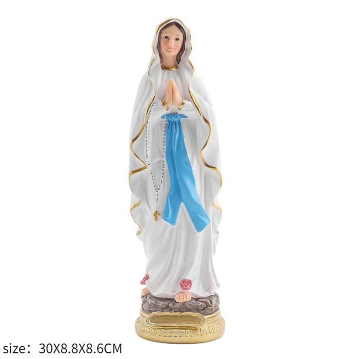 IDISON Statue de la Vierge Marie, cadeaux religieux pour encourager et guérir les meilleurs vœux pour les femmes, cadeaux de confirmation en résine pour adolescentes et filles IDISON Statue de la Vierge Marie, cadeaux religieux pour encourager et guérir les meilleurs vœux pour les femmes, cadeaux de confirmation en résine pour adolescentes et filles