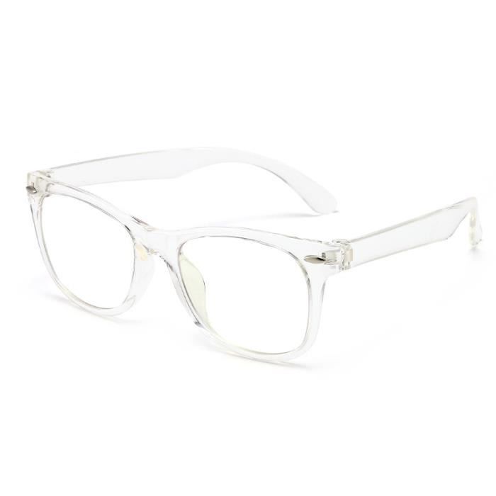 Lunettes Lunettes Anti lumiere bleue pour enfants cadre Transparent TR90 UV400 pour ordinateur ecran electronique Type C35 Cdiscount Bijouterie