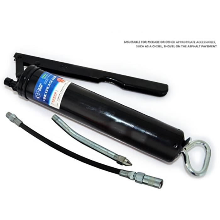 Pistolet à Graisse Manuel 1000 PSI - Pour Lubrification Auto & Machines - Buse Incluse