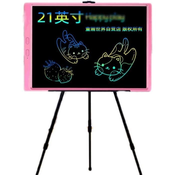 Tablette Dessin LCD Colorée Pour Enfants 2-8 Ans - Ardoise Magique Sans Papier - Écran Protecteur Yeux - 14