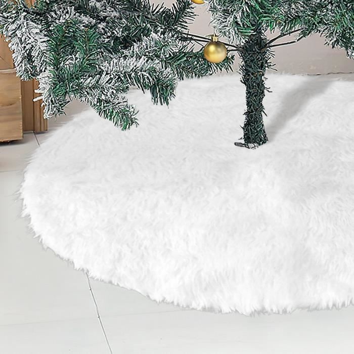 HUHUDAY Jupe Sapin de Noël Grande Blanc Couvre-Pied de Sapin Peluche Neige Décorations d'arbre de Noël Tapis de Sapin Couvre Pied de Sapin Tapis Vacances Couvre Pied Sapin Noel HUHUDAY Jupe Sapin de Noël Grande Blanc Couvre-Pied de Sapin Peluche Neige Décorations d'arbre de Noël Tapis de Sapin Couvre Pied de Sapin Tapis Vacances Couvre Pied Sapin Noel