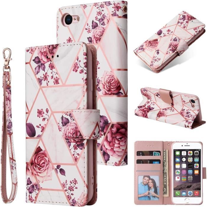 DEFBSC Étui Portefeuille à Bandoulière Pour IPhone 11 Pro Max