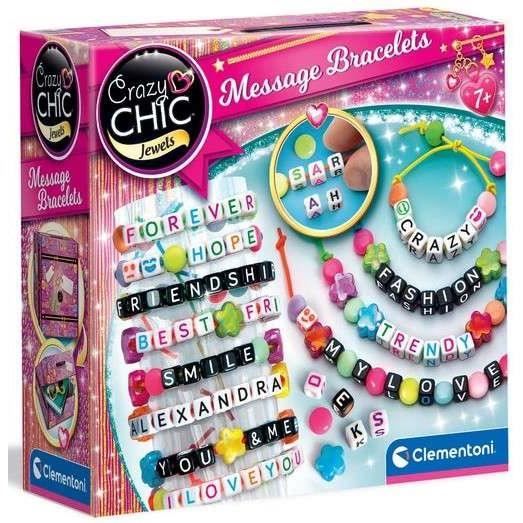 Kit de fabrication de bracelets à message Crazy Chic
