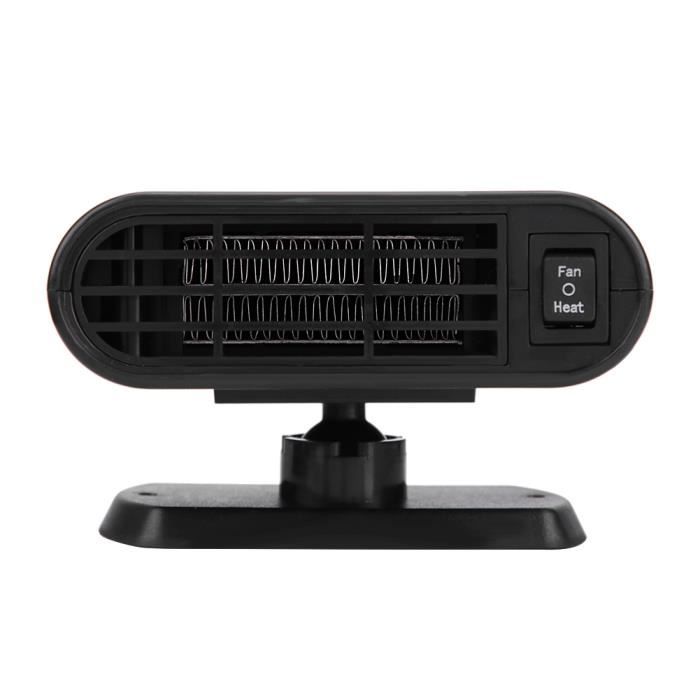 Dégivreur Chauffage Voiture 12V 120W USB Portable - Ventilateur Pliant Désembuage Pare-Brise Hiver
