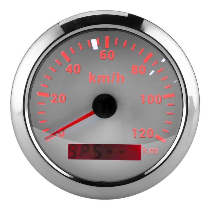 Compteur De Vitesse GPS Universel - Odomètre 0-120 Km/h - étanche IP67 - Pour Voiture, Camion, Bateau - 14